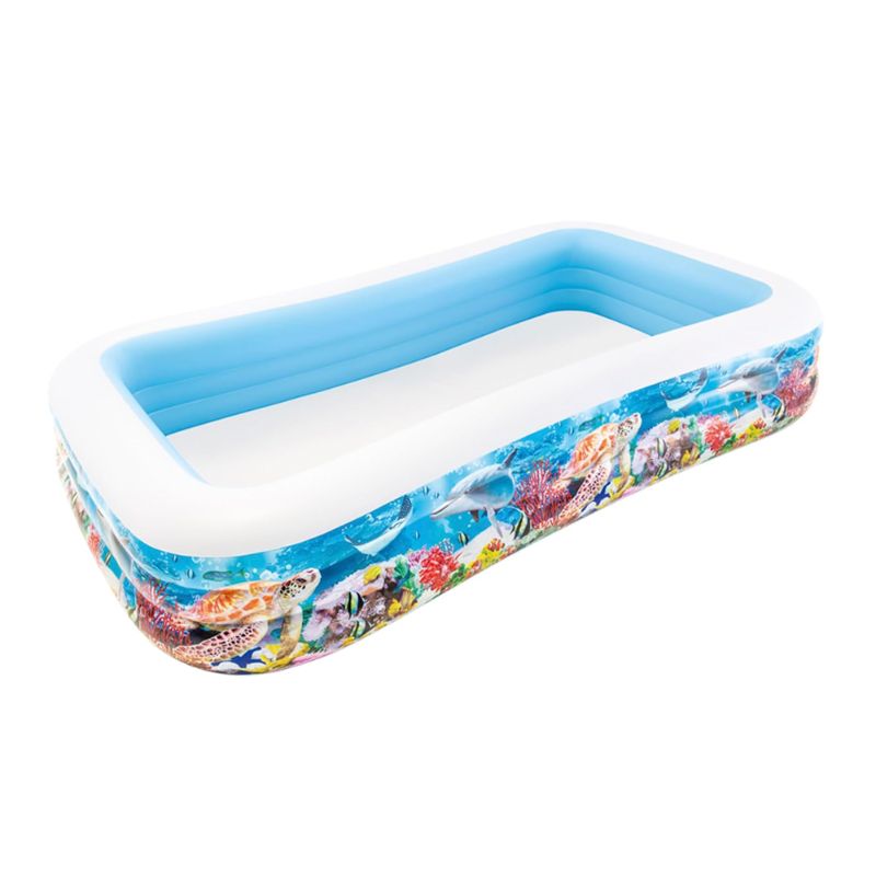 Pishinë familjare me ajër – Intex Swim Center Tropical