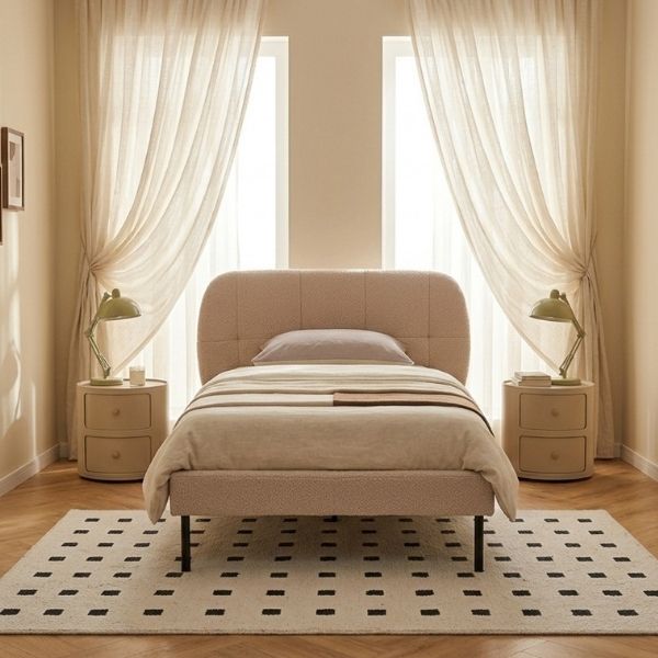 Krevat tek DANTE, Beige