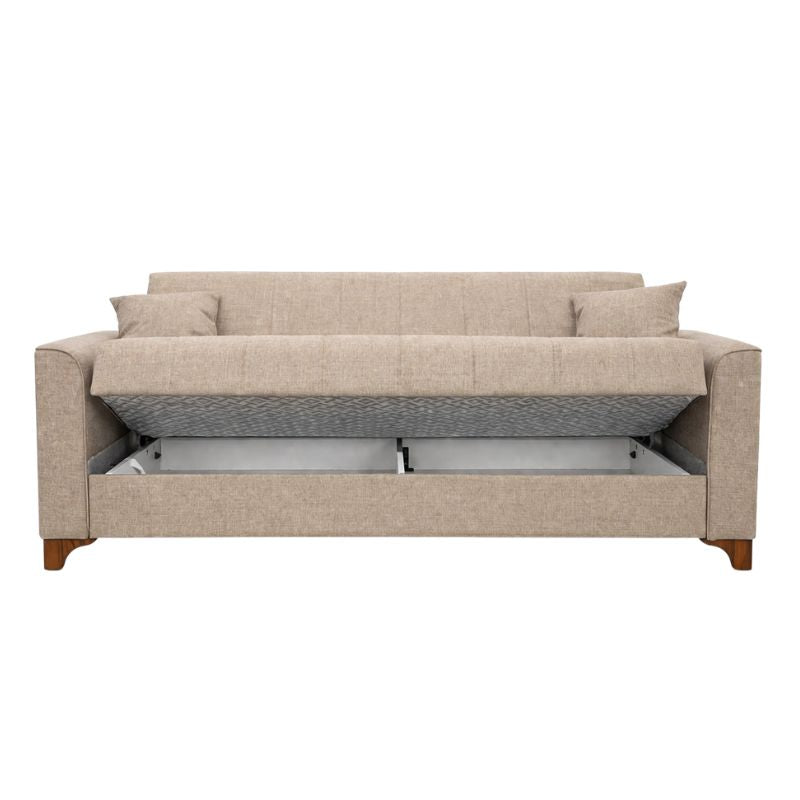 Sofa bed 3 vendësh DIANA, Brown