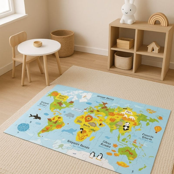 Tapet puzzle LUNA