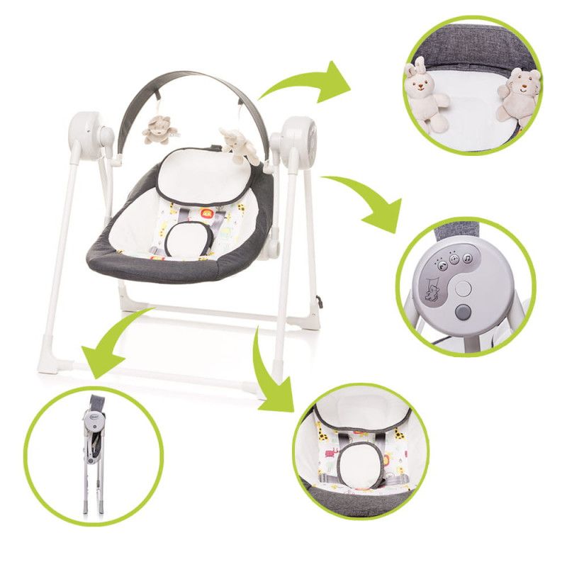 Lëkundëse SWING, Grey