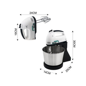 Hand mixer with bowl