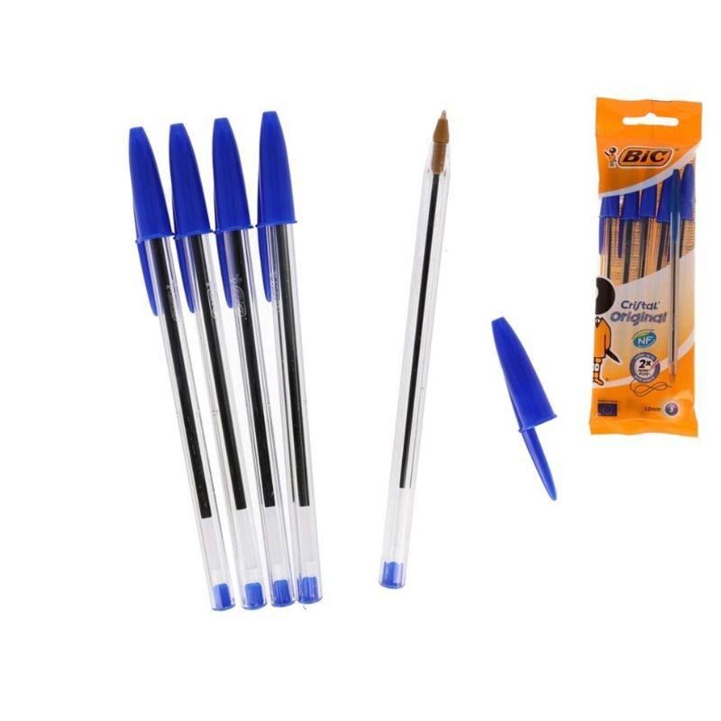 Set stilolapsa BIC, blu, 5 copë