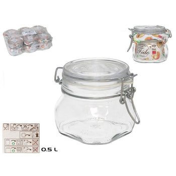 Glass jar, 0.5 l