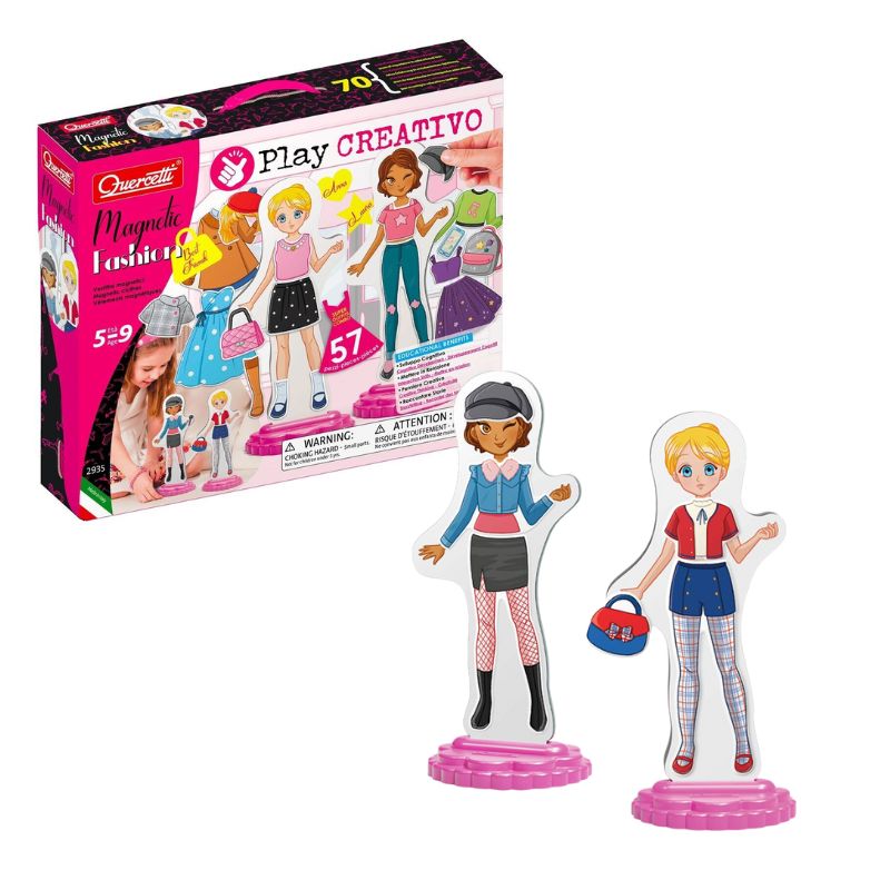 Set kukulla me veshje magnetike FASHION BEST FRIENDS