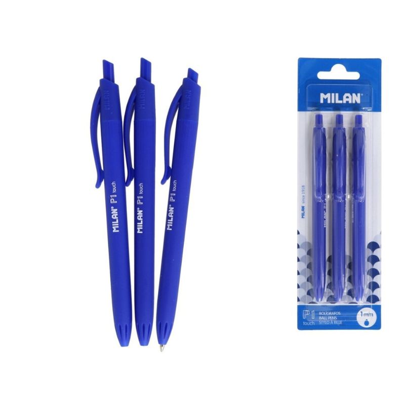 Set stilolapsa blu, 3 copë