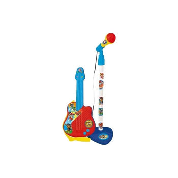 Lodër për fëmijë mikrofon + kitarë