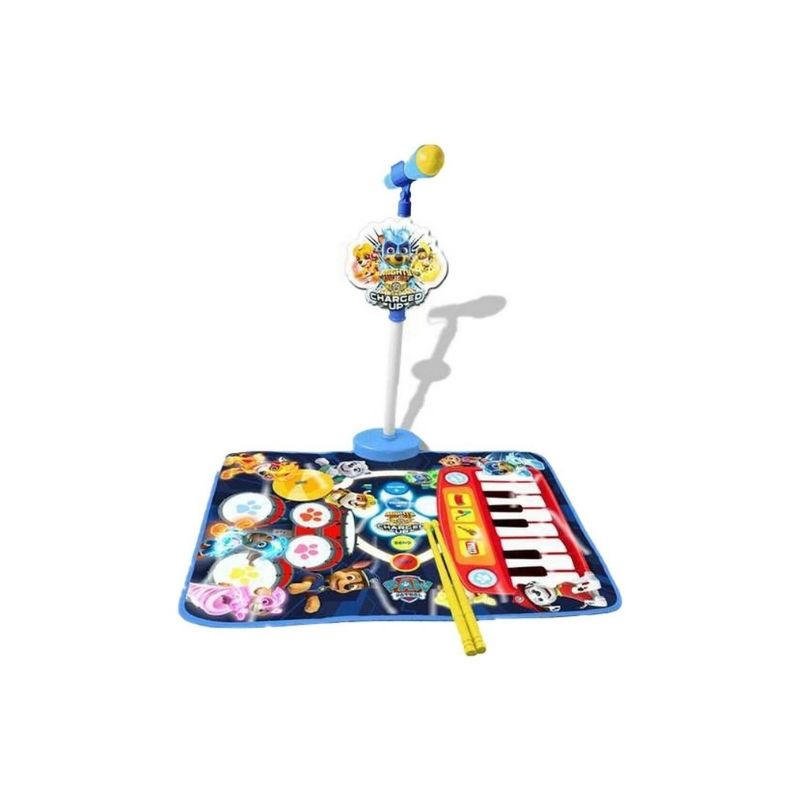 Tapet bateri dhe piano me mikrofon