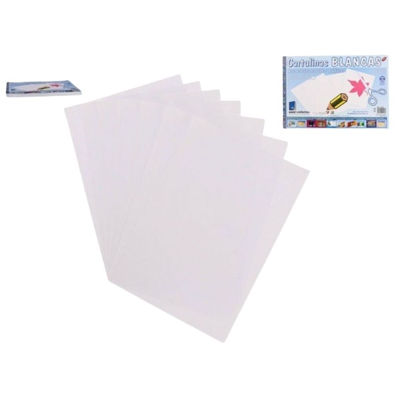 Set kartona të bardhë A4, 7 copë