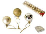 Set topa dekorative Krishtlindjesh GOLD, 20 copë