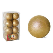 Set topa dekorativë Krishtlindjesh GOLD, 16 copë