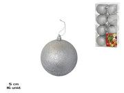 Set topa dekorativë Krishtlindjesh SILVER, 16 copë