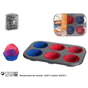 Tavë me ndarje për cupcake