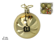 Set topa dekorative Krishtlindjesh GOLD, 8 copë