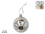 Set topa dekorative Krishtlindjesh SILVER, 8 copë