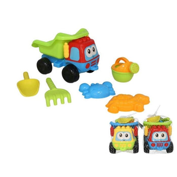 Set of beach toys for children, 6 pieces