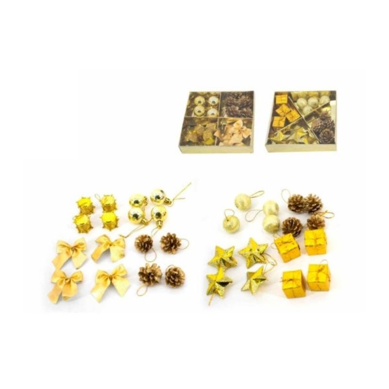 Set zbukurime për pemën, 16 copë