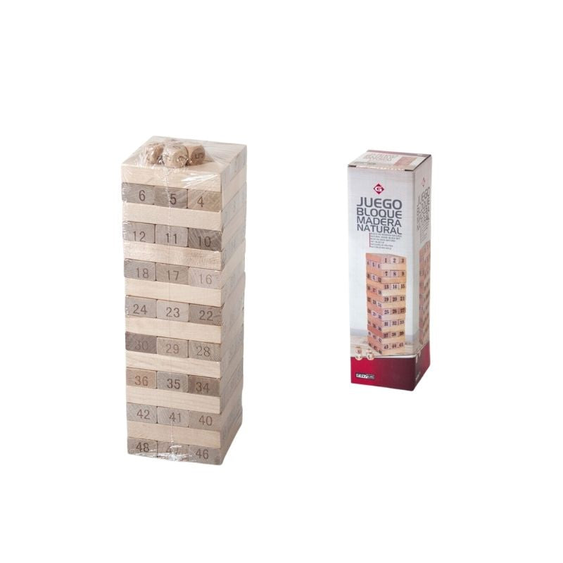 Set lojë tavoline me formuese druri