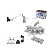 Drita dekorative LED të bardha, 3+7M