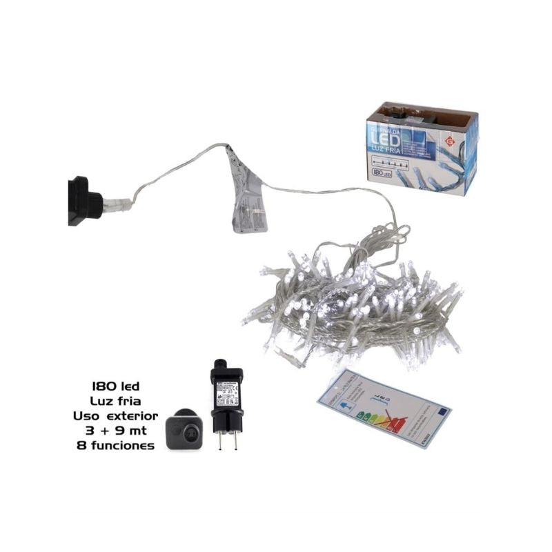Drita dekorative LED të bardha, 3+7M