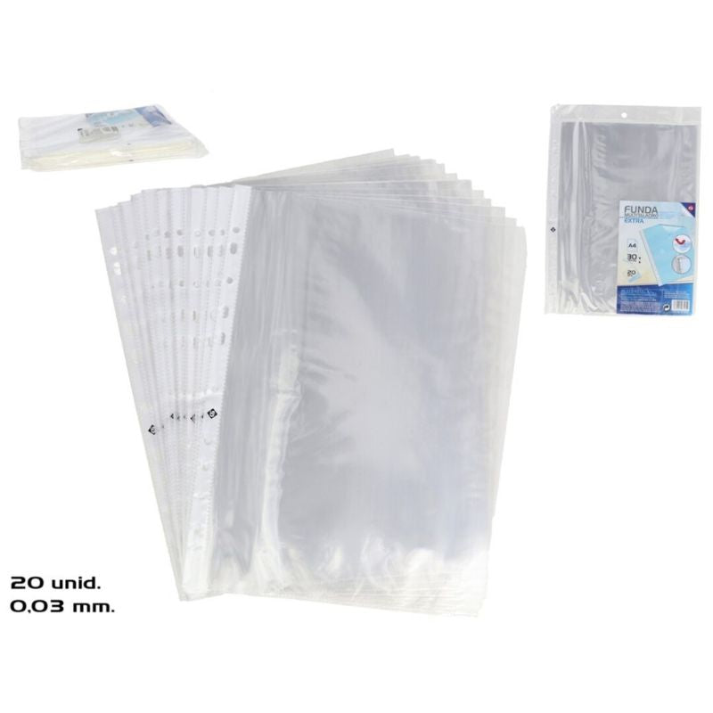 Set qese dokumentash 30 MIC, 20 copë