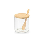Kavanoz sheqeri me kapak dhe lugë BAMBOO