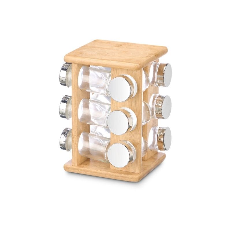 Bamboo Spice Rack, 12 pieces