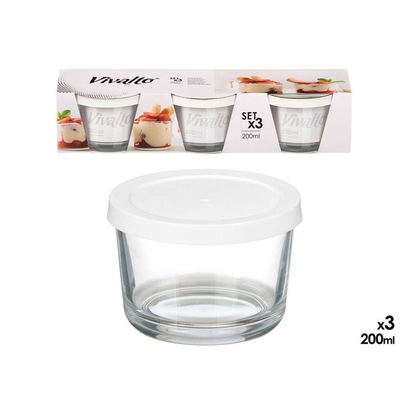 Set tasa qelqi, 3 copë