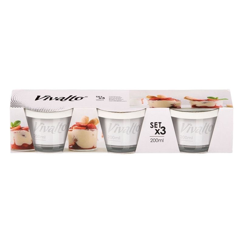 Set tasa qelqi, 3 copë