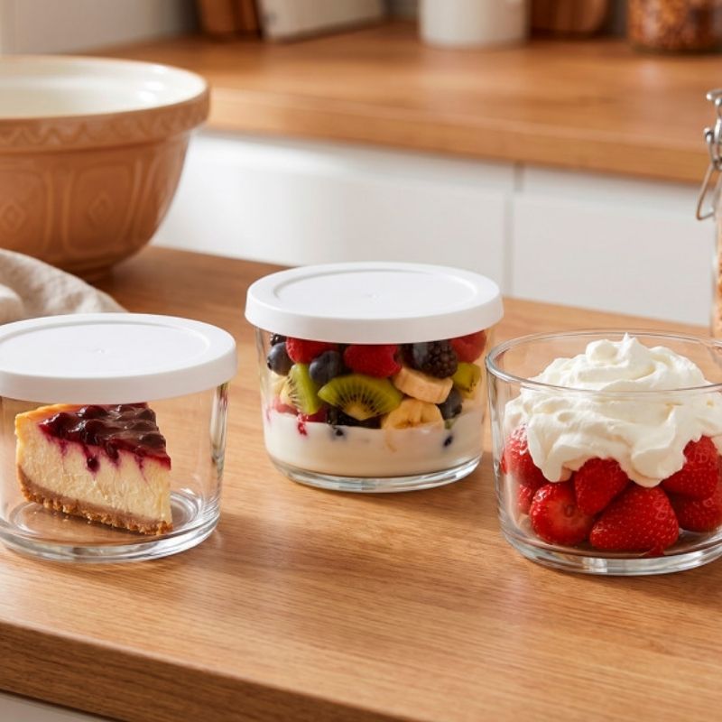 Set tasa qelqi, 3 copë