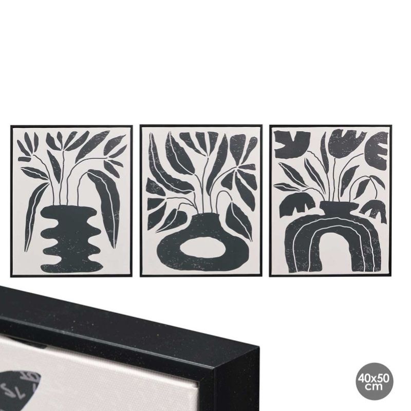 Kanavacë BLACK VASES