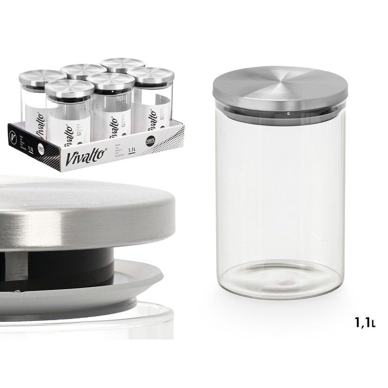 Glass jar set, 4 pieces, 200 ml