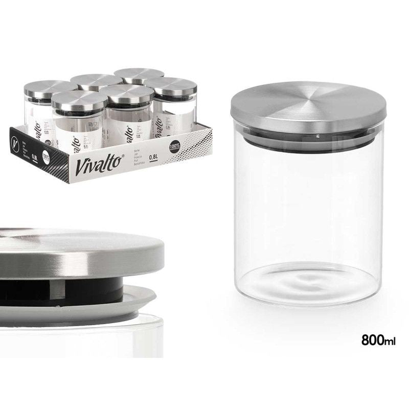 Glass jar set, 4 pieces, 200 ml