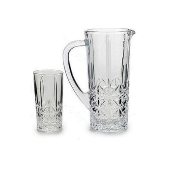 Water jug ​​set 1 L + 6 water glasses 250 ml