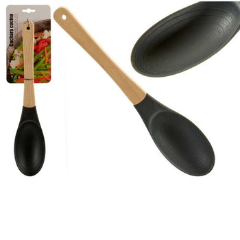 Lugë silikoni me dorezë black