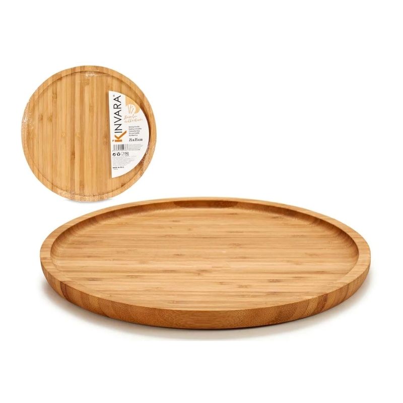 Pjatë BAMBOO për aperitiv rrethore