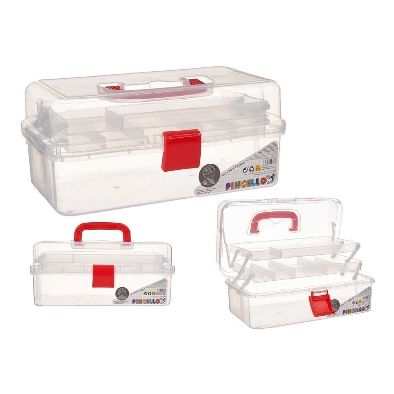 Organizues plastik transparent me dorezë