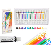 Set bojra akrilikë , 12 copë