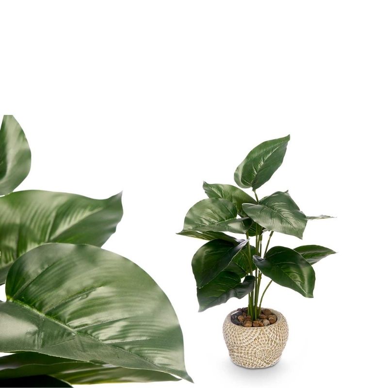 Vazo me lule artificiale Leaf Tip