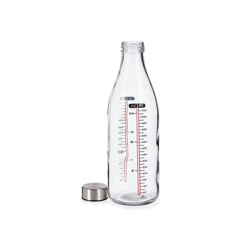 Bottle with measurements, 1L