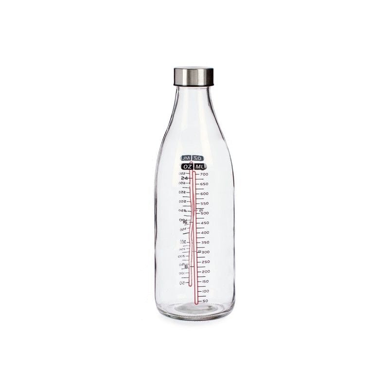Bottle with measurements, 1L