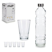 Set shishe qelqi me 6 gota uji