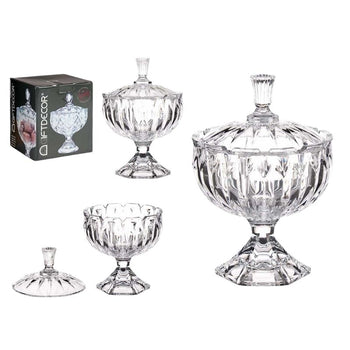 Glass cake cups
