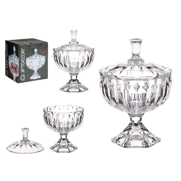 Glass cake cups