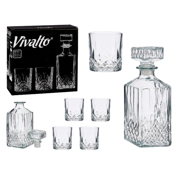 Set shishe alkoli me 4 gota