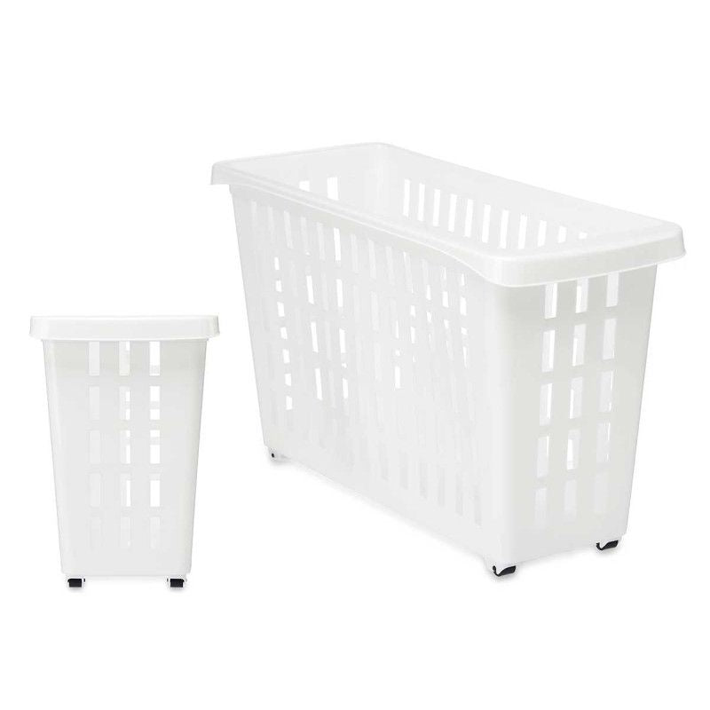 Organizues plastik me rrota,WHITE
