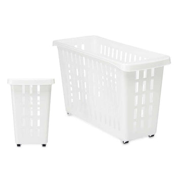 Organizues plastik me rrota,WHITE