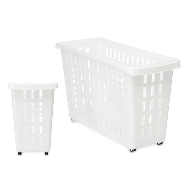 Organizues plastik me rrota,WHITE