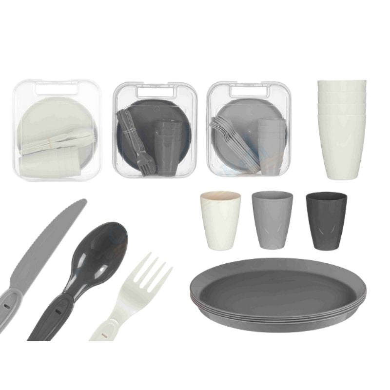 Set servisesh pikniku, 21 copë