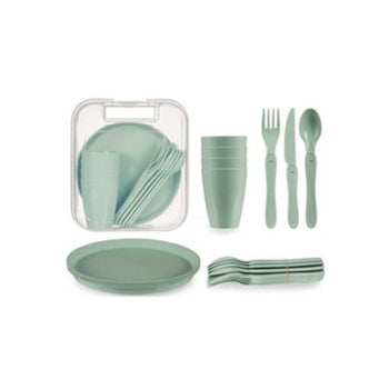 Picnic tableware set, 4 pieces